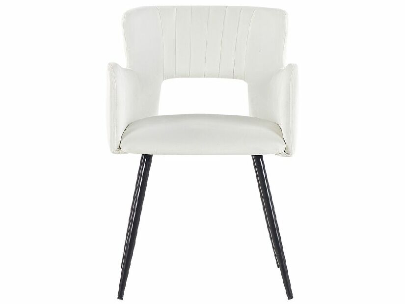 Set 2 buc scaune de sufragerie Shelba (alb) 