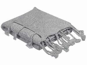 Pătură 150x125 cm NAVIRA (textil) (gri)