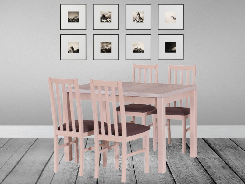 Set masă scaune pentru sufragerie Genos (pentru 4 până la 6 persoane)