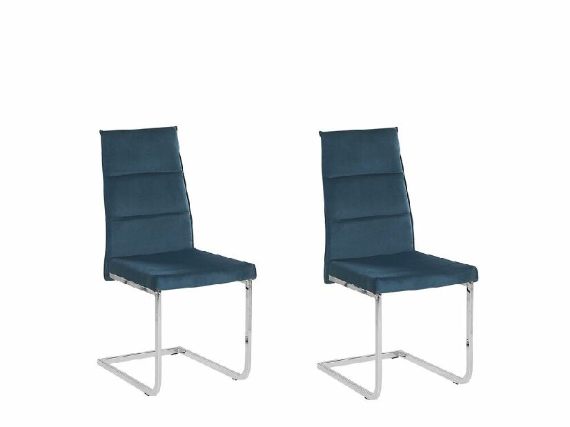 Set 2 buc. scaune de sufragerie REDFORD (albastru)