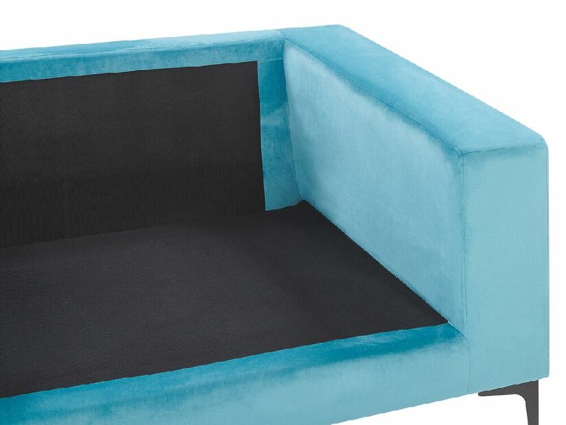 Canapea 3 locuri VEDISO (poliester) (albastru deschis)