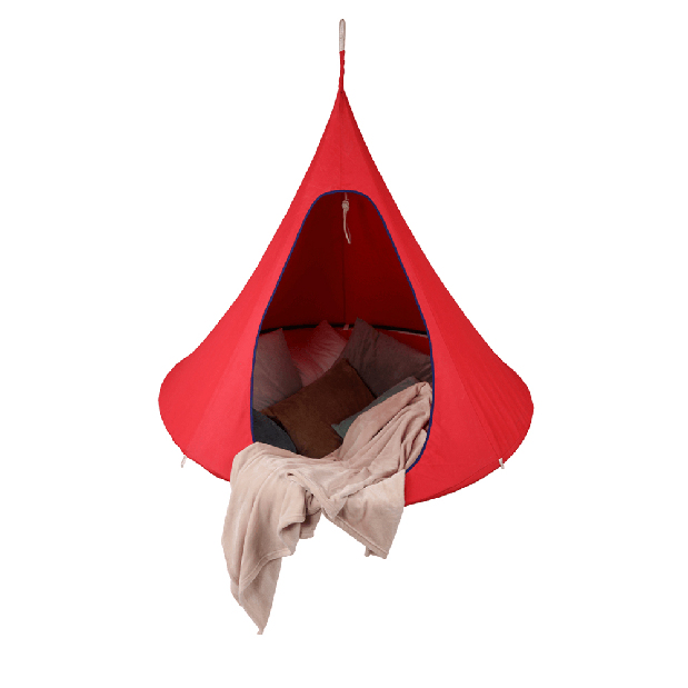 Fotoliu balansoar suspendat Klarina (roșu) (mic) 