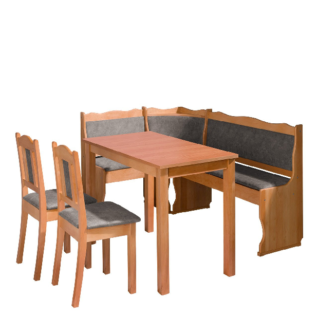 Colț de bucătărie + Masă cu scaune III (Arin) (Forever 65)
