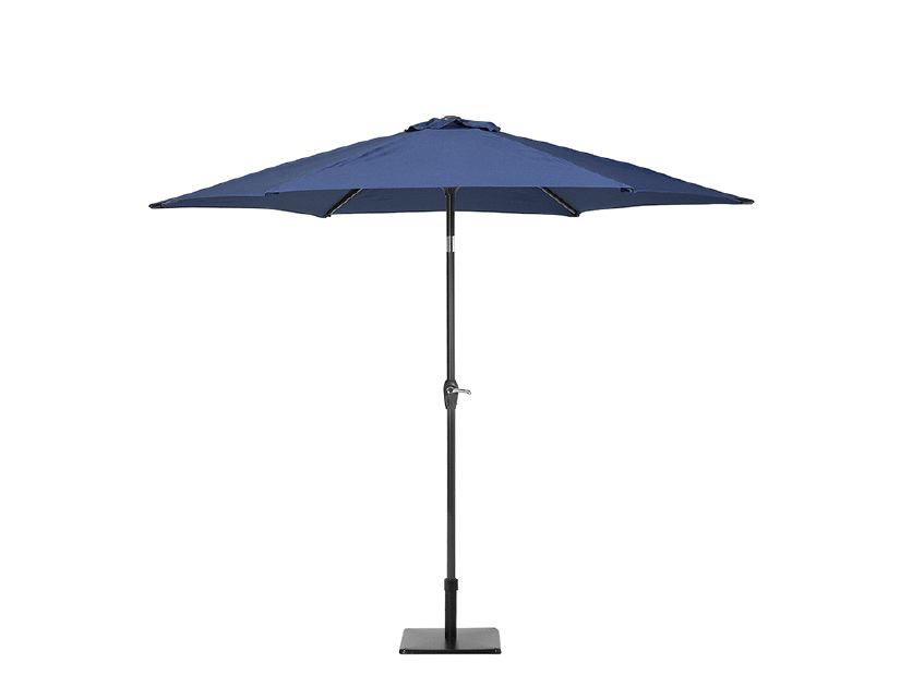 Umbrelă de grădină 270 cm VARENA (aluminiu) (albastru marin)
