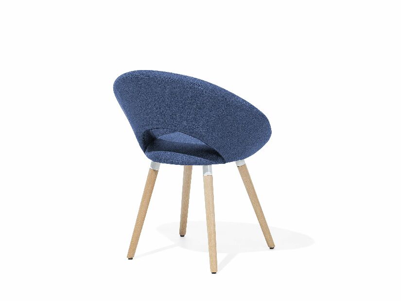 Set 2 buc. scaune pentru sufragerie Roslav (albastru marin)