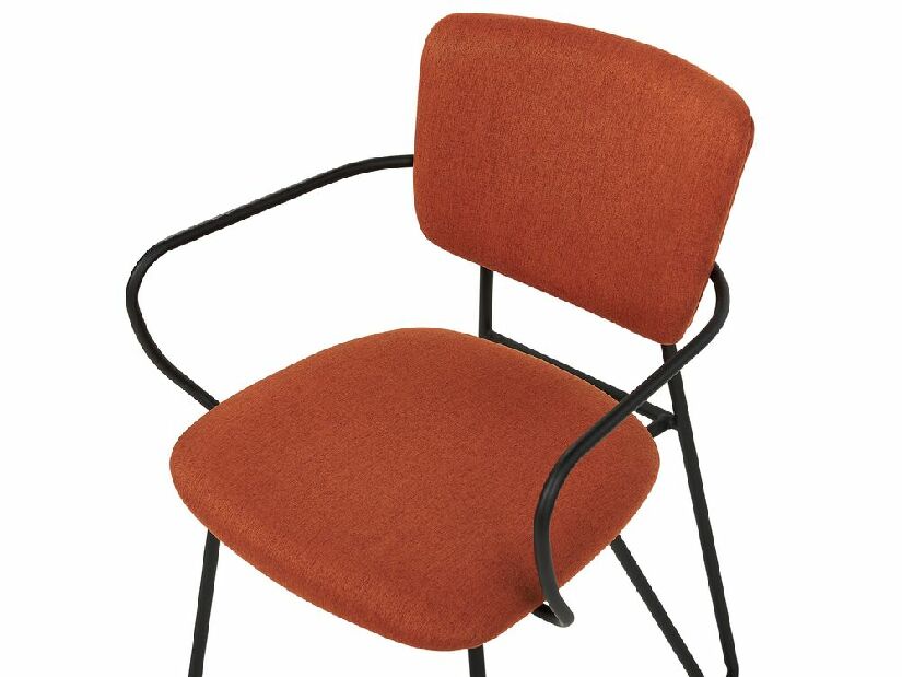 Set 2 buc scaun tip bar Emmanuelle (portocaliu)