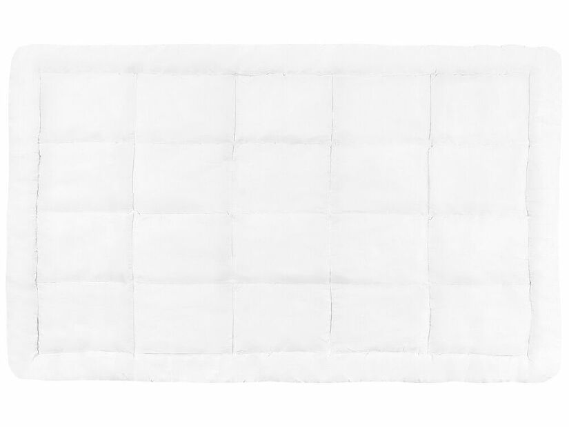 Pătură 135x200 cm KARIBO (microfibră) (alb)