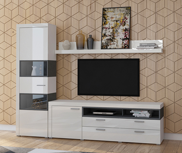 Mobilier living Carie Typ 11 (alb)