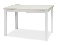 Masă de sufragerie Alfred (alb mat + alb mat) (pentru 4 persoane)