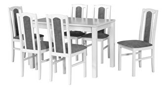 Set masă scaune Emerys (pentru 4 până la 6 persoane) (alb + gri Soro 90) *vânzare