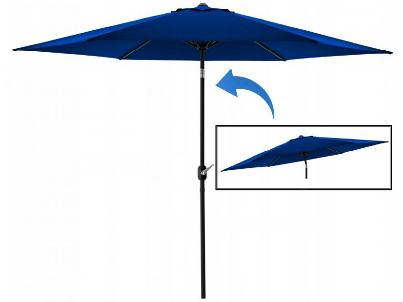 Umbrelă de grădină Rona 3 (albastru)
