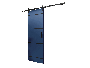 Uși culisante 90 cm Lorriane IV (albastru închis)