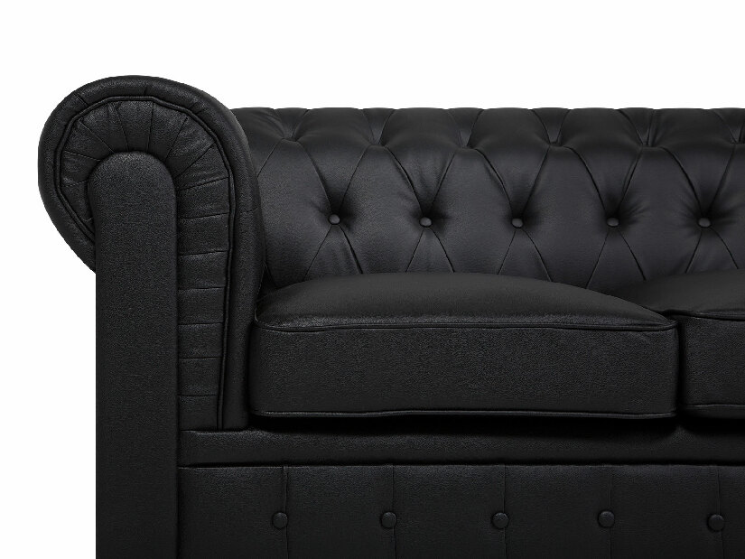 Canapea 3 locuri Chichester (negru) 
