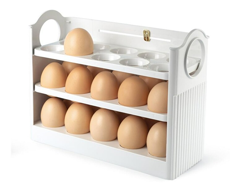 Suport ouă frigider Swiz (alb)