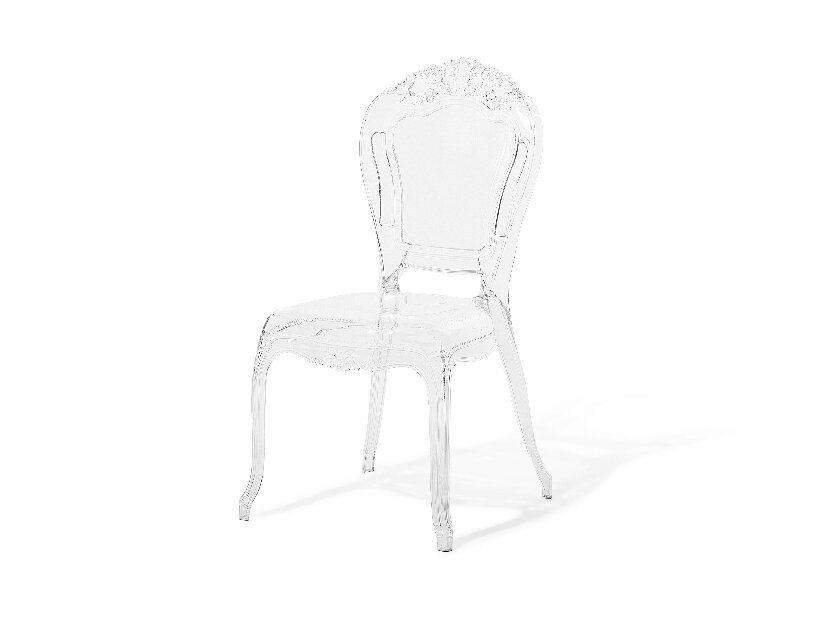 Set 2 buc. scaune pentru sufragerie Vitton (transparent) *vânzare stoc
