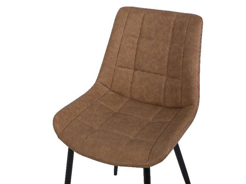 Set 2 buc. scaune pentru sufragerie Morose (maro auriu)