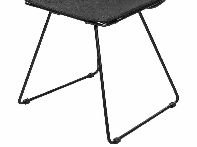 Set 2 buc scaun tip bar Bricio (negru)