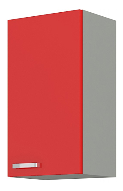 Dulap superior de bucătărie Roslyn 40 G 72 1F (roșu + gri)