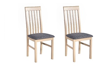 Set 2 scaune de sufragerie Zefir I (stejar sonoma + gri) *vânzare stoc