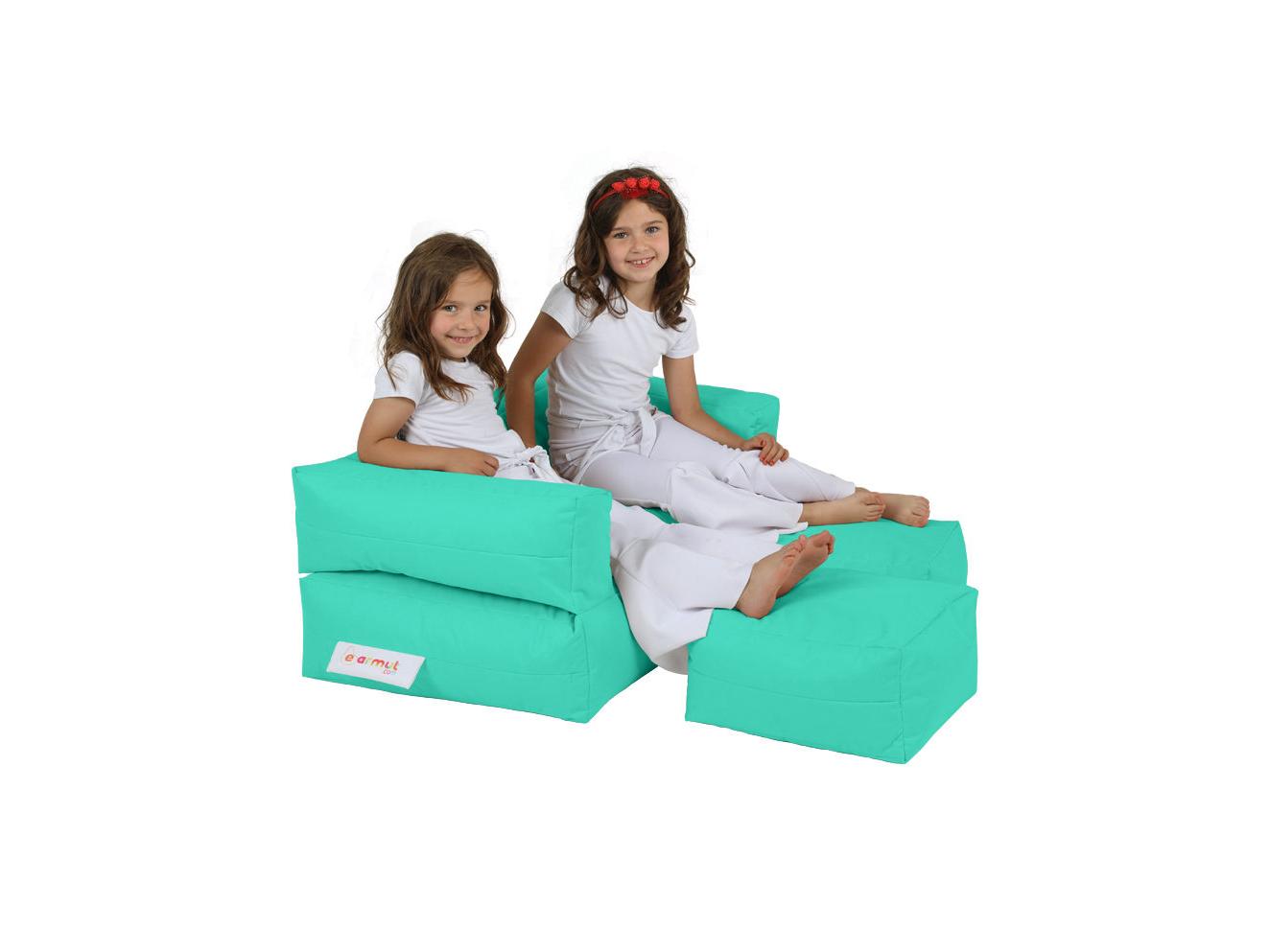 Fotoliu puf Kiddo (turcoaz)