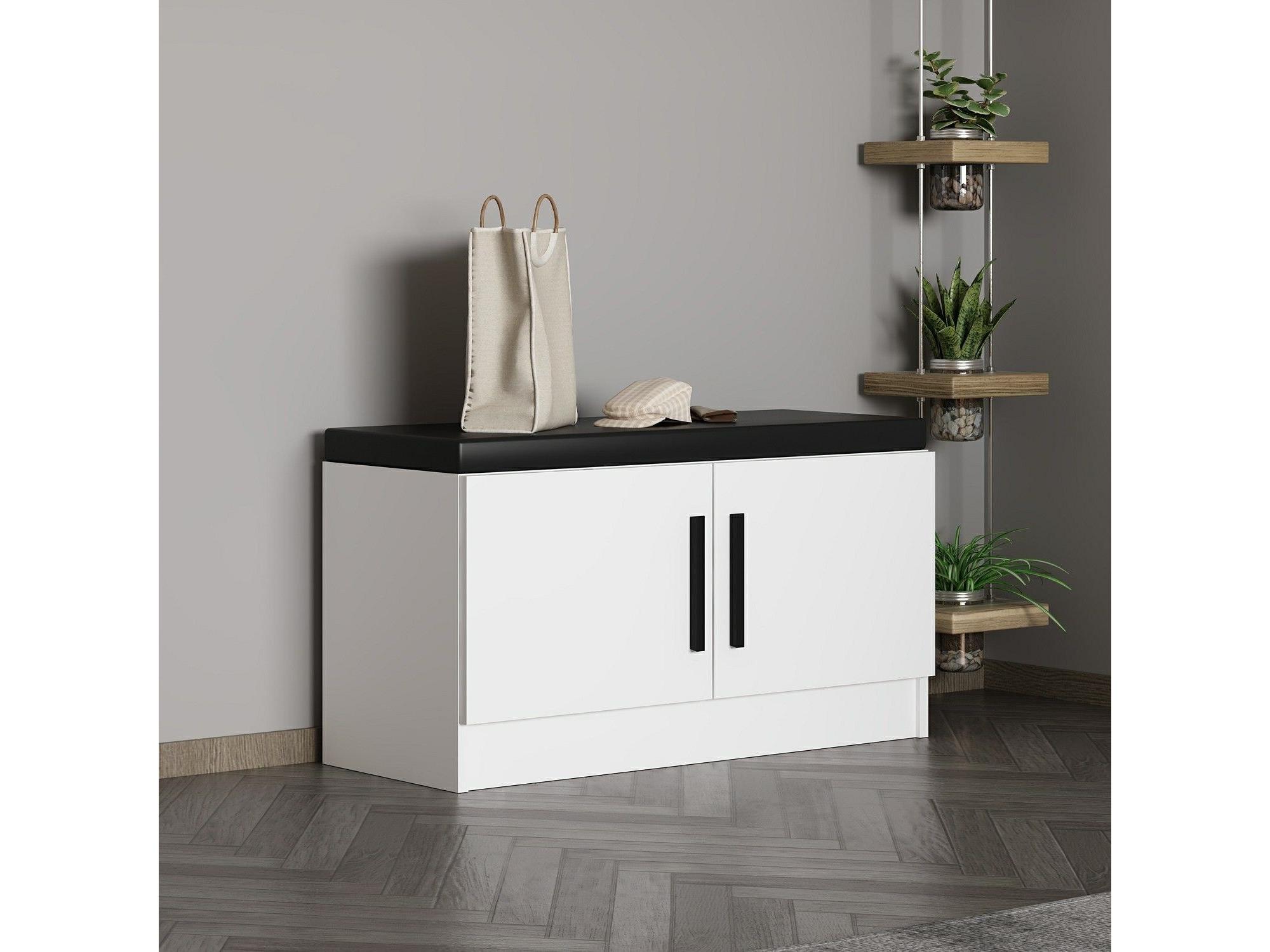 Dulap pentru pantofi Noarah (alb)