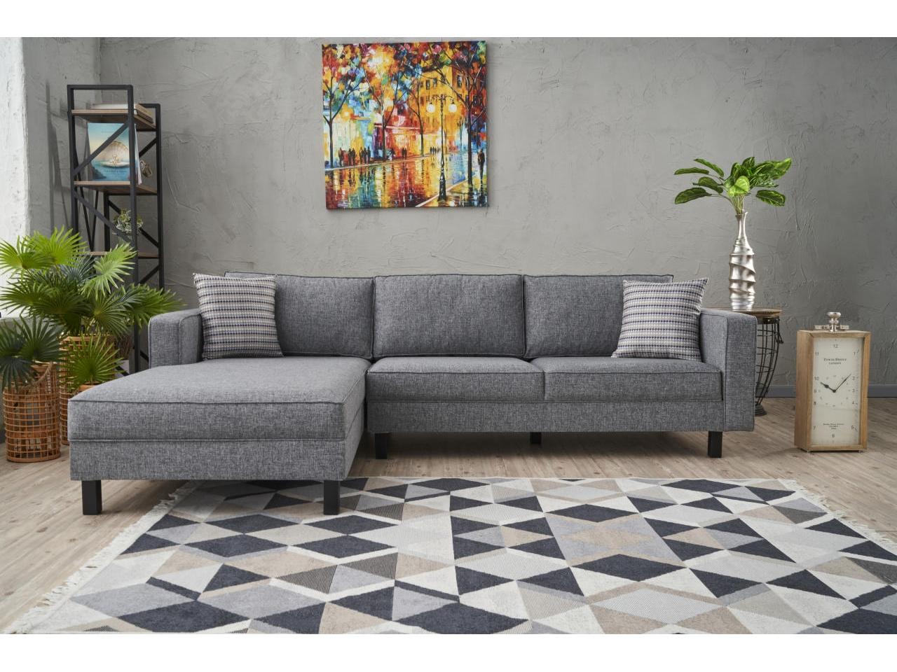 Colțar Kalen 1 (S) (gri)