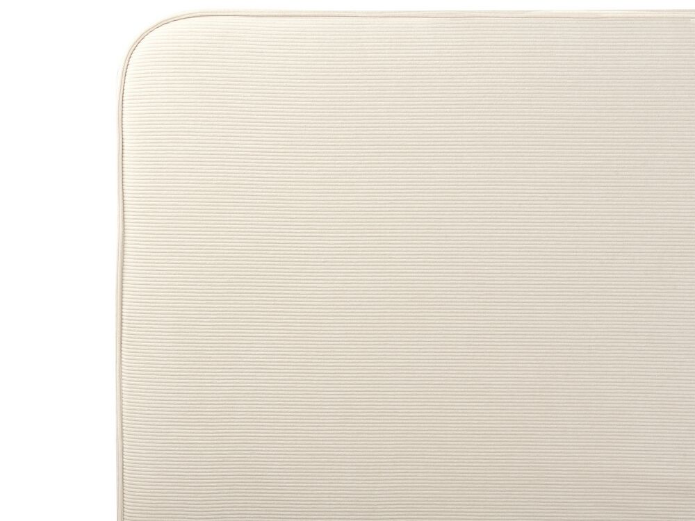 Pat matrimonial 160 cm Vardiel (bej) (cu somieră)