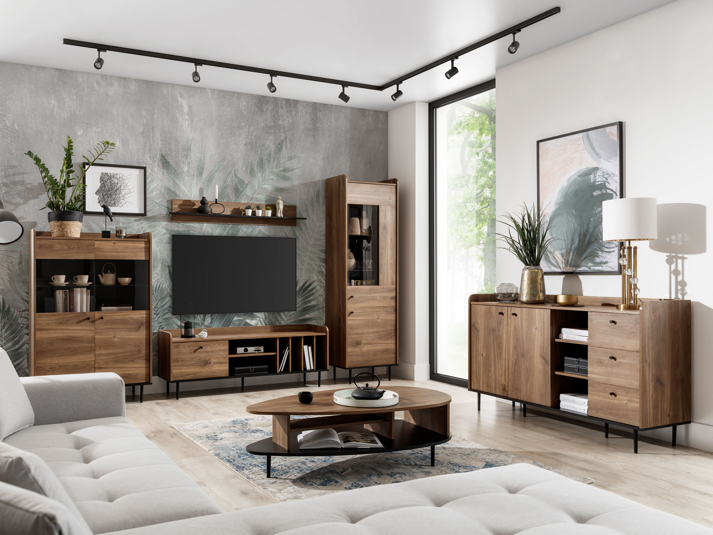 Masă TV Vasecta RTV100 (Stejar brandy castello)