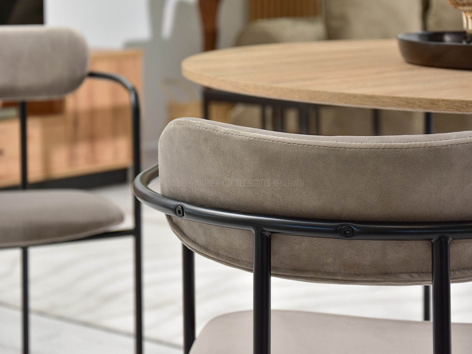 Scaun Magnus (bej + negru)