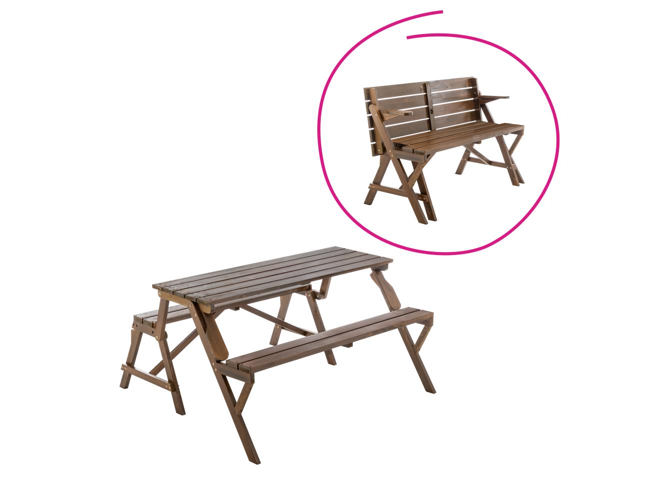 Masă de grădină Zadar (maro)