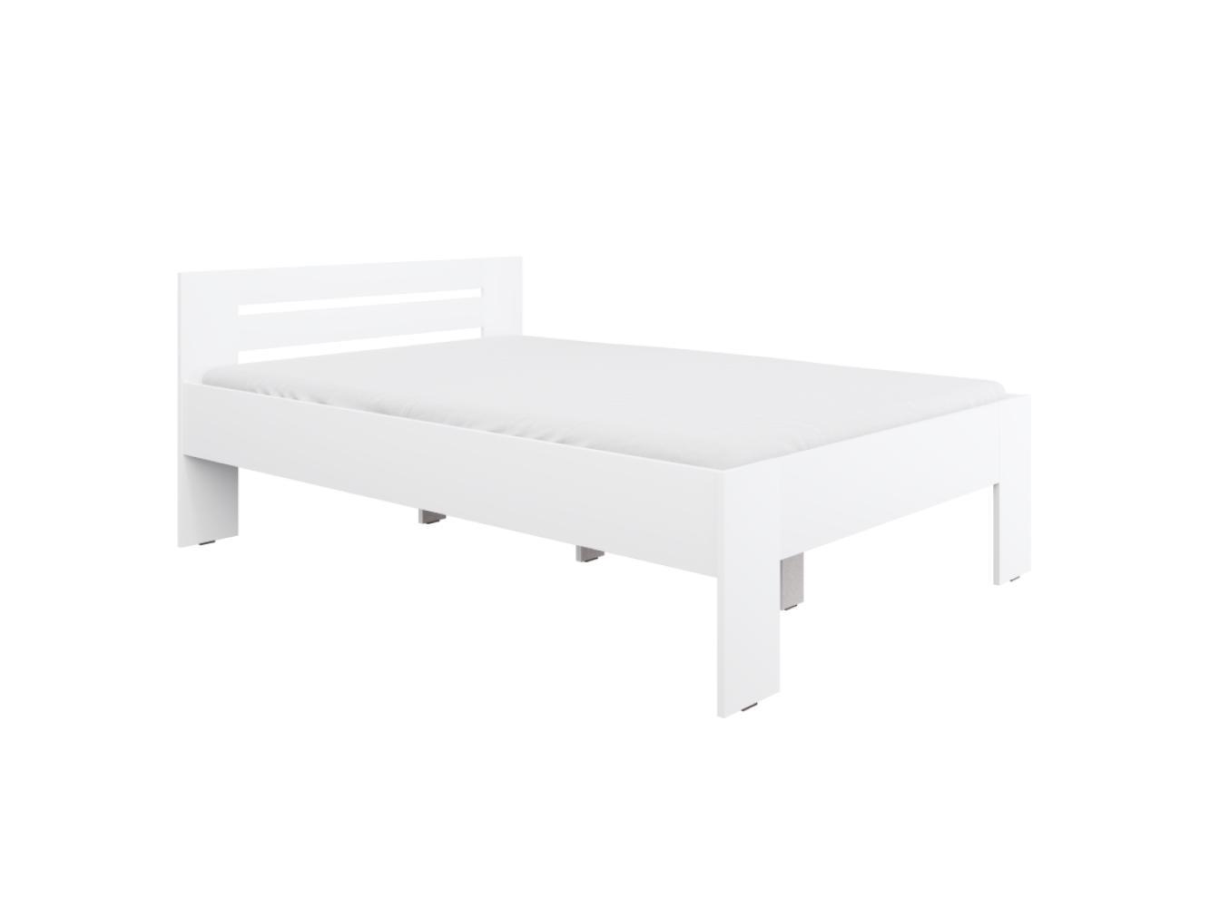 Pat matrimonial 140x200 cm Boyard (alb)