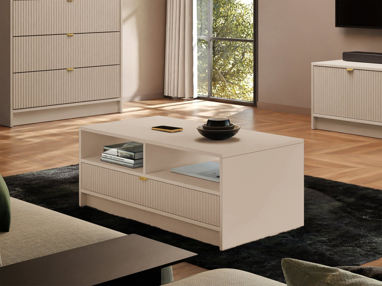 Măsuță cafea Rozoma 1SZ (nisipiu bej)